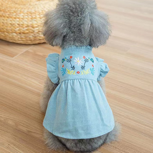 Adorable Blue Pet Dress - ApolloBox