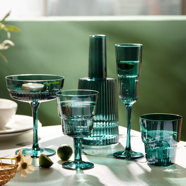 Textured Cup - Glassware - 4 Colors And 2 Sizes from Apollo Box
