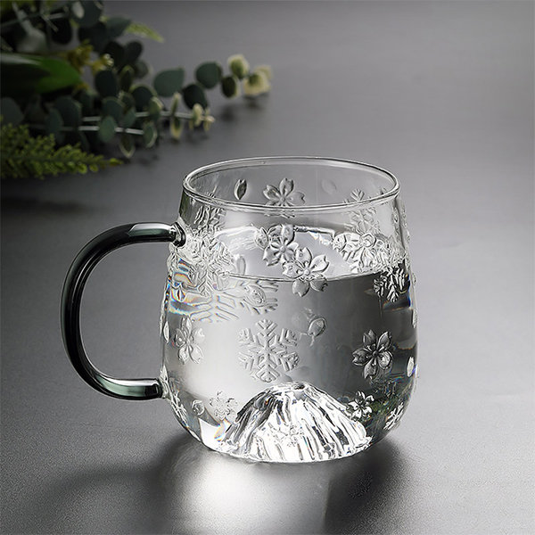 Glass Mug With Fun Designs from Apollo Box