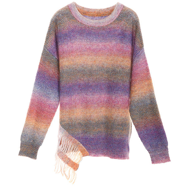 Colorful Striped Sweater - ApolloBox