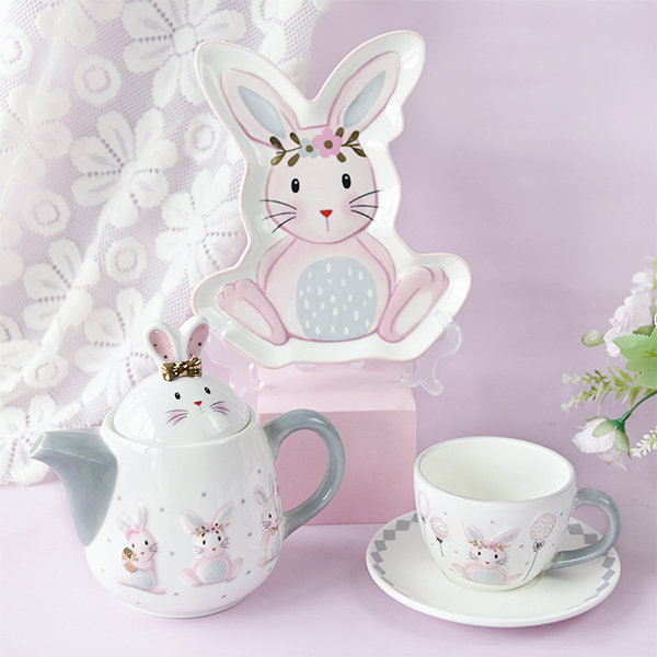 Cute Rabbit Ceramic Tableware - ApolloBox