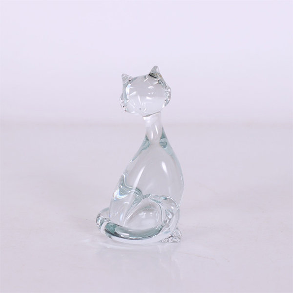 Cute Cat Glass Decor - ApolloBox