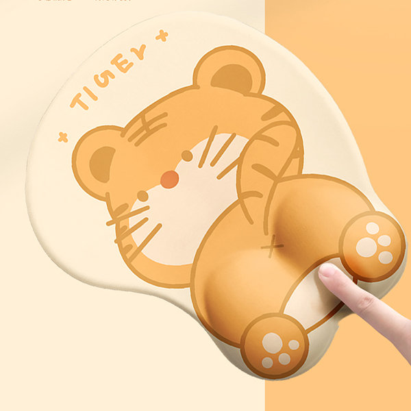 Cute Tiger Mouse Pad And Keyboard Wrist Rest - ApolloBox