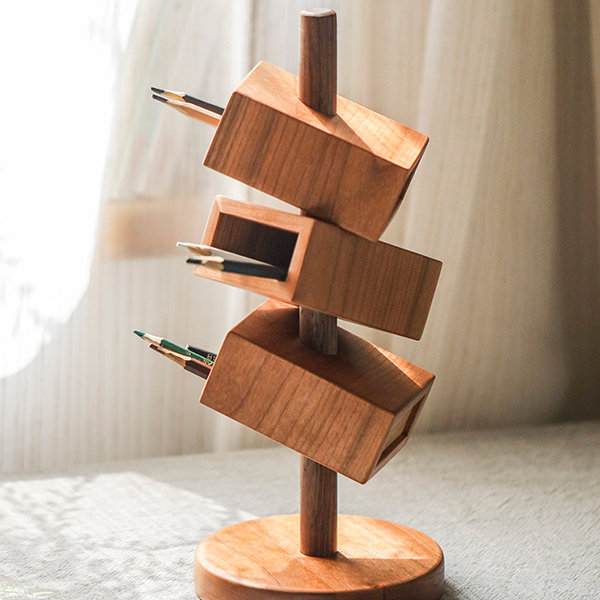 Nordic Pen Holder - Wood - 3 Material Options from Apollo Box