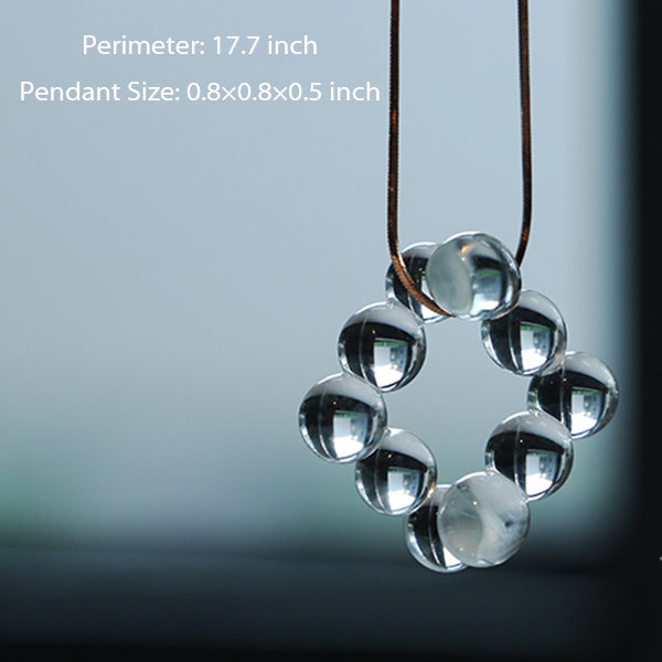 Transparent Glass Necklace