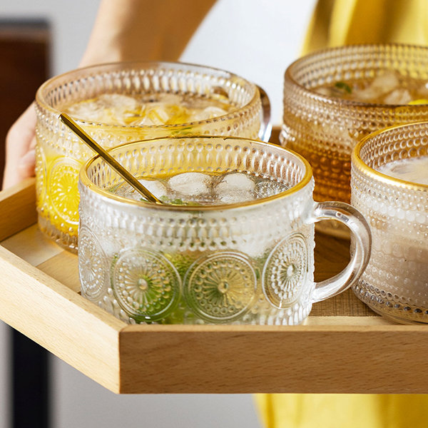 Beautiful Cup - Soda Lime Glass - 4 Patterns - ApolloBox