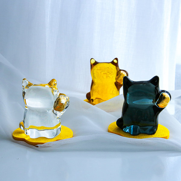 Nino Home Catcopper Cat Figurines - 8 Styles Desk Ornaments For Women &  Home Decor