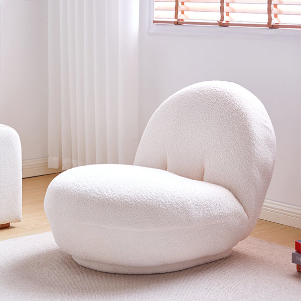 Cloud Soft Chair - Polyester - White - Pink - Gray - ApolloBox