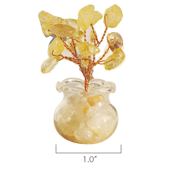 Natural Crystal Tree Ornament