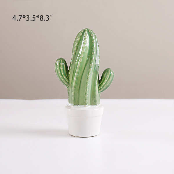 Ceramic Cactus Decor - ApolloBox