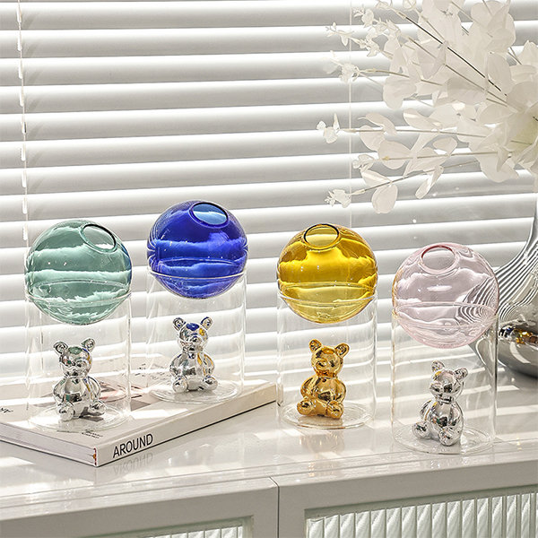 Cute Bear Glass Mug - 2 Colors Available - 14.2 oz Capacity from Apollo Box