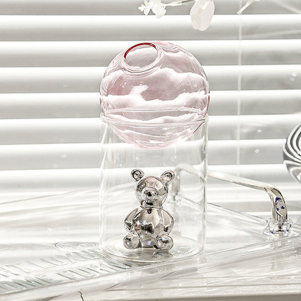 Mini Bear Glass Vase - Apollobox