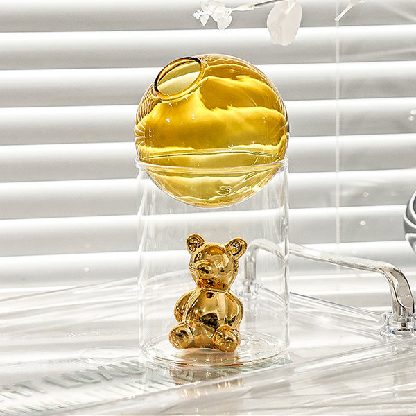 Mini Bear Glass Vase - ApolloBox