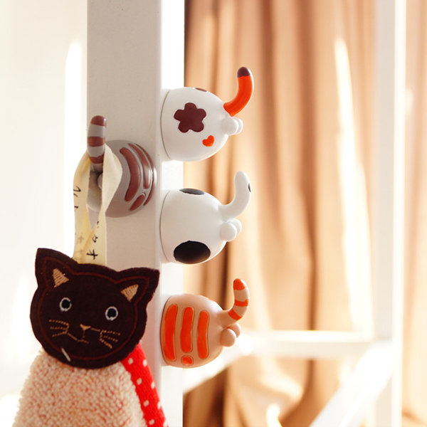 Magnet Orange Tabby Cat Spring Morning Art Animal Refrigerator Magnet 3x3  or 4x6 Inch Sizes Choose Feline Decor by Aja 
