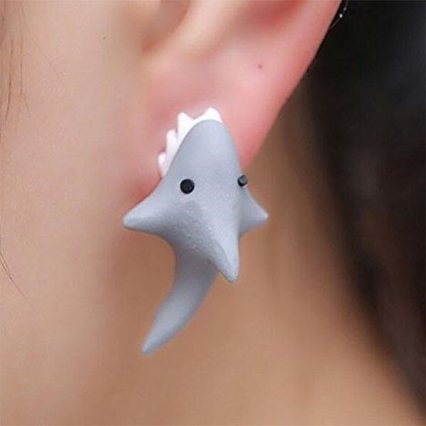 RTR A Pair Cute Earring Earrings,3D Dinosaur Earrings Cute Cartoon Animal Earrings  Earrings, Shark Earrings Earrings, Simple Cartoon Earrings Cute Earrings |  PairsCute Animal Bite Earring 3d Clay Earrings Dinosaur Earrings |
