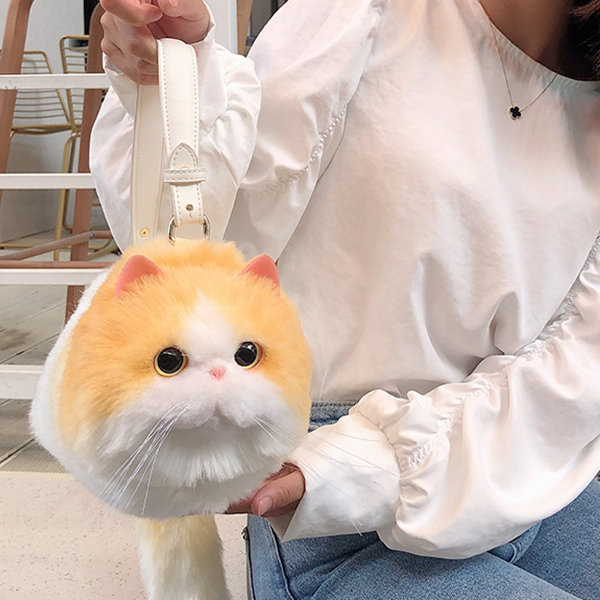 Adorable Fluffy Cat Handbag from Apollo Box