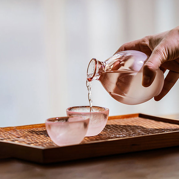 Cherry Blossom Glass Cup from Apollo Box