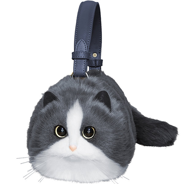 BLUE CAT Animal EARPHONE CASE - Clip on Backpack or Purse for Easy Holding  SALE