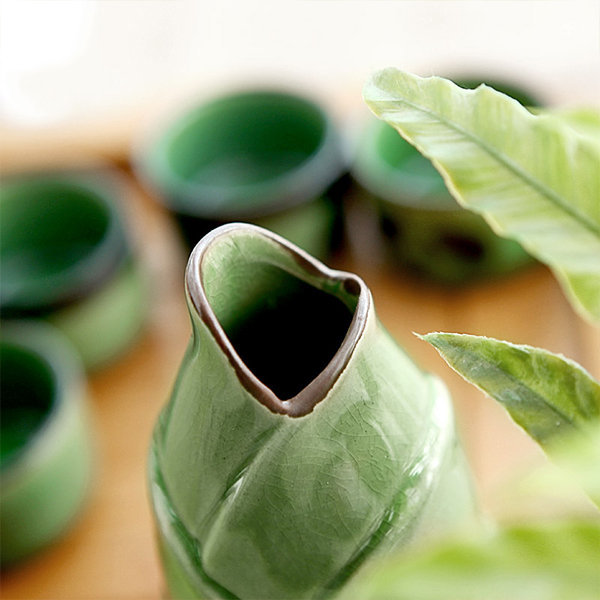 Green Bamboo Look Tea Cup from Apollo Box