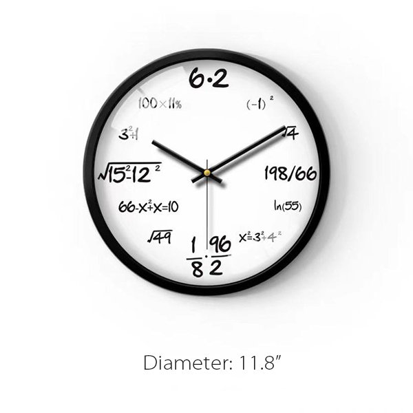 Mathematical Formula Wall Clock - ApolloBox