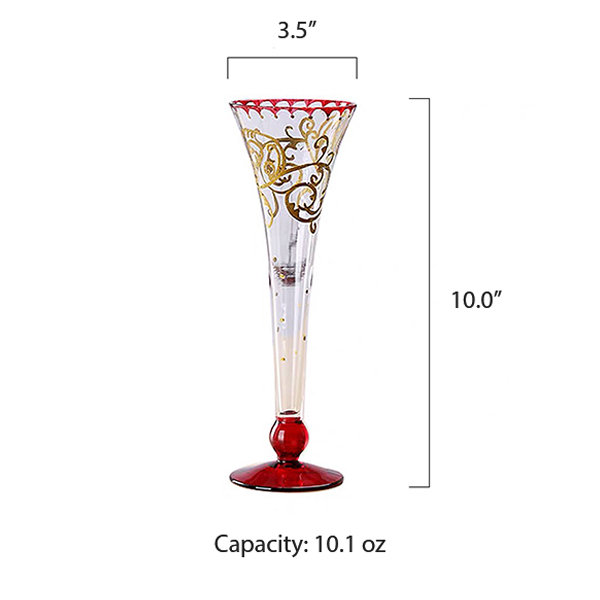Champagne Flute  12 oz Insulated Flute Glass – Custom Branding