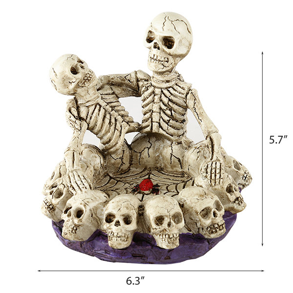 Creative Skull Ashtray - Resin - Quirky Collection from Apollo Box