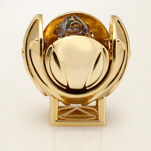 Golden Ring Box - Brass - Ring Storage - ApolloBox