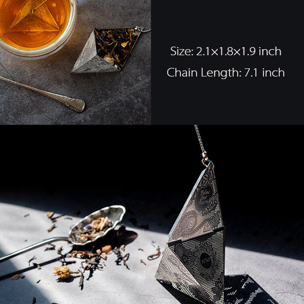 Infuser Tea ApolloBox Pyramid Inspired -