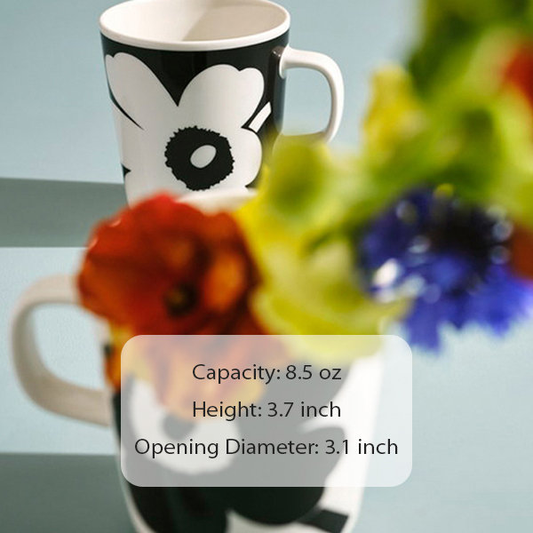 Marimekko Poppy Flower Mug