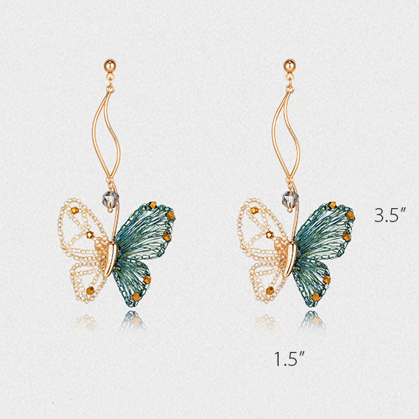 Gorgeous Butterfly Tassel Earrings - ApolloBox
