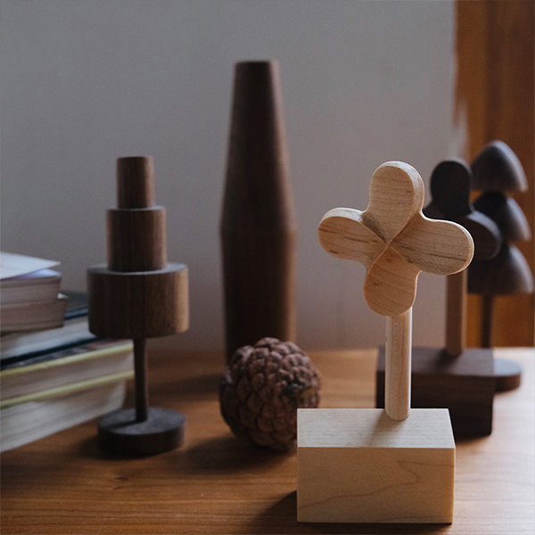 Wooden Windmill Ornament - ApolloBox