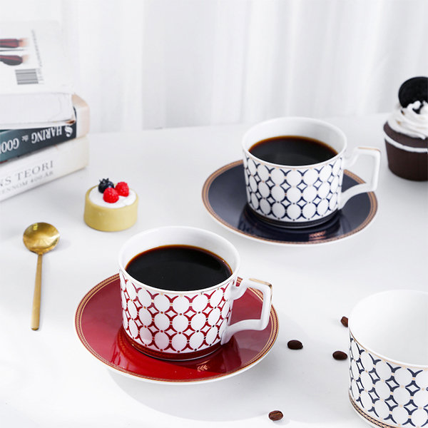 FAVO Two-Tone Porcelain Coffee Mugs Set of 2 - Brown – Zen Table Japan