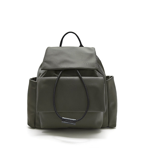 Fashionable Flap Drawstring Backpack - ApolloBox