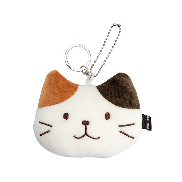 Cute Cat Bracelet Keychain Kawaii Animal Wristlet Key Chain Ring