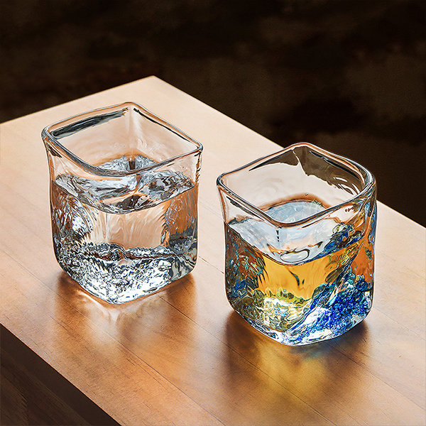 Creative Glass Square Cup from Apollo Box