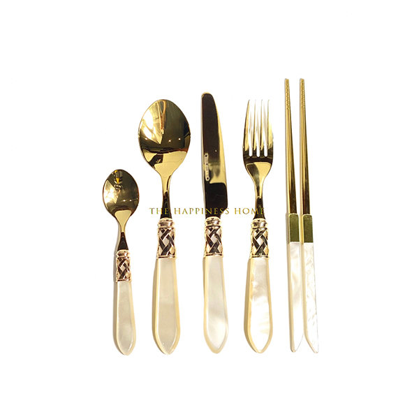 Modern Black Flatware from Apollo Box