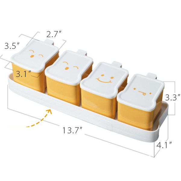 2023 Cube Bamboo Inspirations Spice Rack Storage Organizer free shipping -  AliExpress