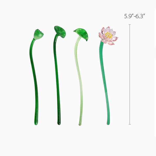 Refreshing Green Lotus Stirring Rod