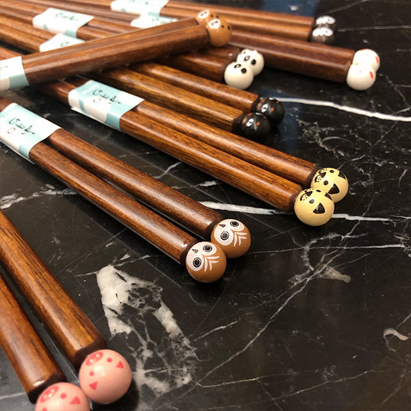 Cute Animal Chopsticks - Imported From Japan - Wood - 4 Patterns from  Apollo Box