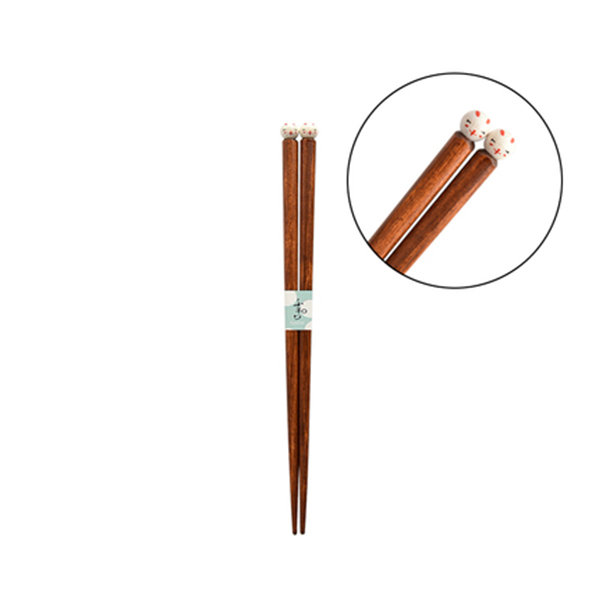 Cute Animal Chopsticks - Imported From Japan - Wood - 4 Patterns - ApolloBox