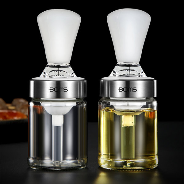SHENGXINY Kitchen Supplies Clearance Diamond Oil Can Glass One-Key  Multi-Purpose Kitchen Seasoning Bottle Multi Color 
