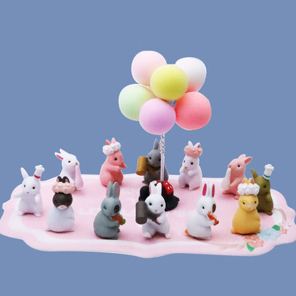 Mini Rabbit Ornament Set - ApolloBox