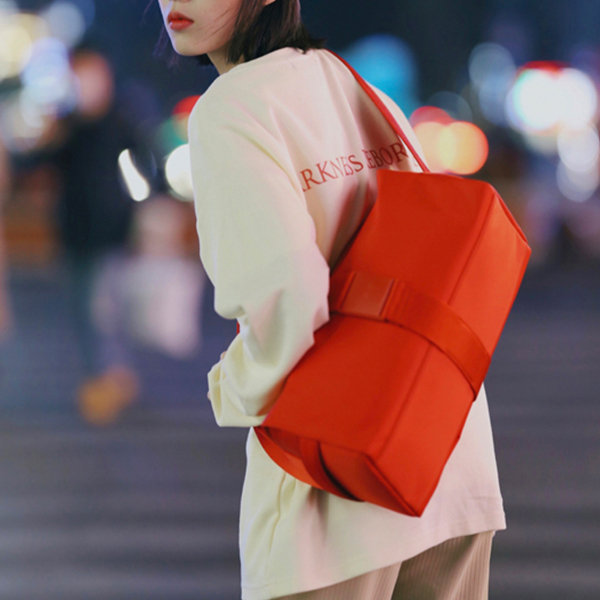 Red Color Traveling Bag