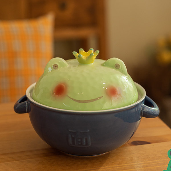 Creature Cups Frog Bowl, Blue