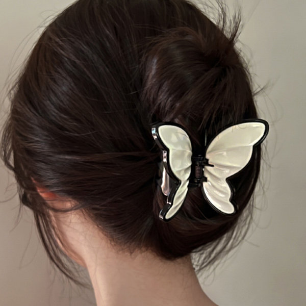 Black Butterfly Hair Clips