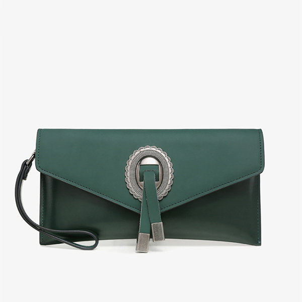 Stylish Faux Leather Clutch - ApolloBox