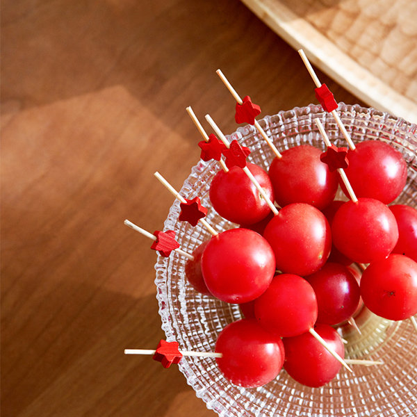 100pcs Bamboo Sticks Snack Strawberry Bouquet Materials