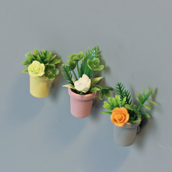 Mini Succulent Fridge Magnet Planter Fridge Magnet Plant Lover