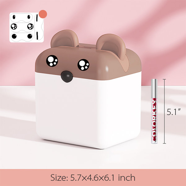 Cute Animal Lipstick Storage Box - ApolloBox