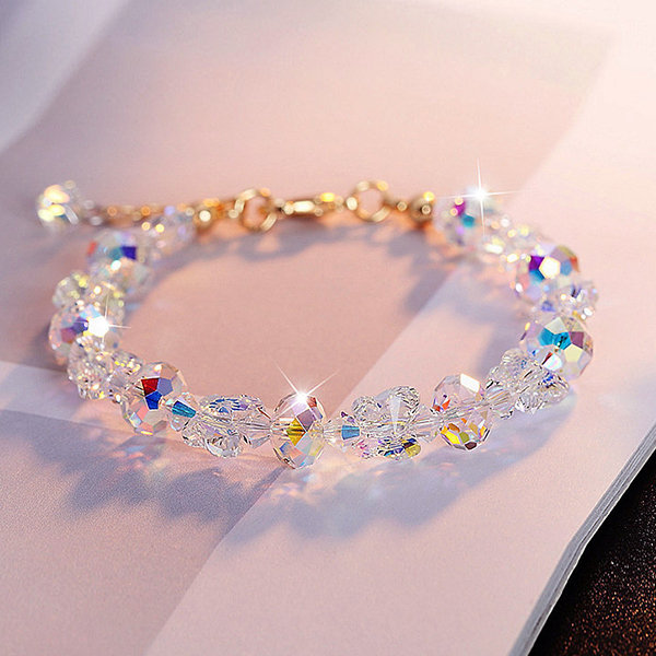 Pretty Crystal Butterfly Bracelet - ApolloBox